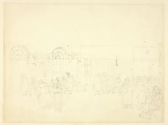 Étude pour Watch House, St. Mary Le Bone, de Microcosm of London