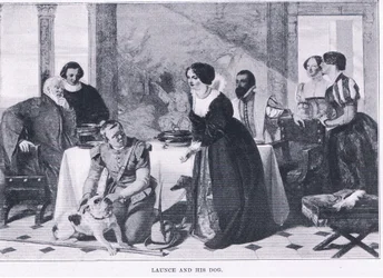 Launce et son chien, du Magazine of Art 1893, Cassell and Company