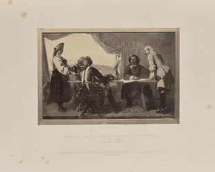 Première rencontre de Pierre le Grand avec Catherine, 1858