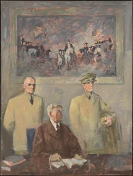 Le Haut Commandement - Panneau de gauche, 1947-1949