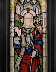 Christ bénissant (détail)