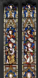 Couronnement de la Vierge, détail, 1851
