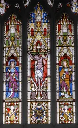 Crucifixion avec Saints
