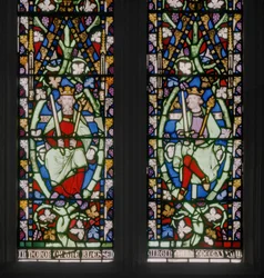 Fenêtre Est avec Arbre de Jessé (détail)