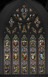 Mystères du Rosaire, Fenêtre Est de la Chapelle