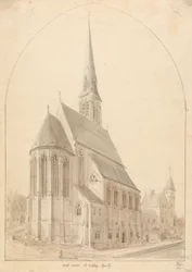 Notre Sainte Vierge et saint Thomas de Cantorbéry, Dudley : perspective