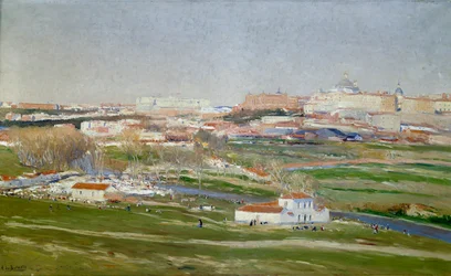 La prairie de San Isidro - Aureliano de Beruete
