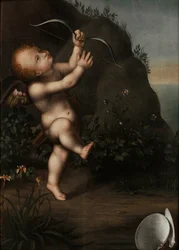 Cupidon avec un arc, avant 1593