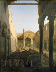 Intérieur de San Paolo fuori le mura après l