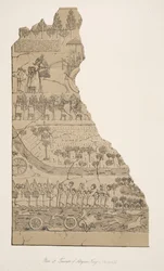 Triomphe des rois assyriens (Kouyunjik), des Monuments de Ninive, pub. 1849