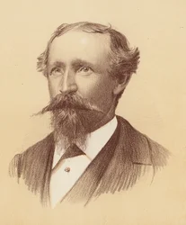 Bernhardt Otto Holtermann (lithographie en couleur)
