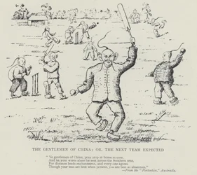 Les Gentilshommes de Chine, ou la prochaine équipe attendue (lithographie)