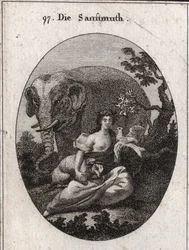 Allégorie de la douceur ou de la mansuétude, couronnée d