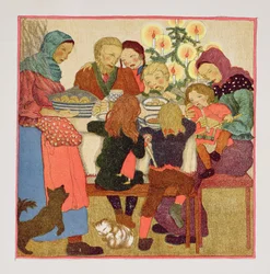 Réveillon de Noël, vers 1910, de 