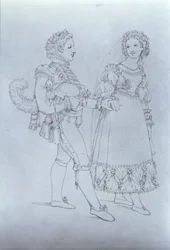 Costumes pour Figaro et Susanna de l