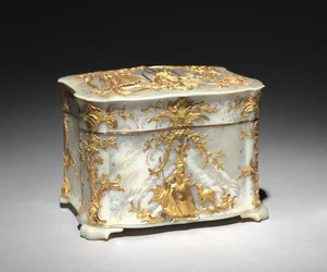 Boîte en or et nacre, vers 1765