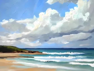La sérénité des plages côtières