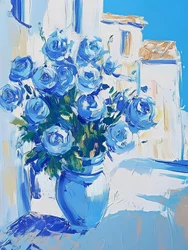 Roses bleues de la Méditerranée