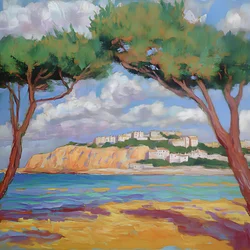 Pine Trees : Vue sur la côte