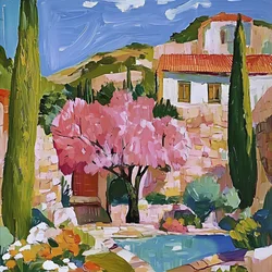 Le Village des Fleurs Roses