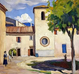 Place du Village ensoleillé