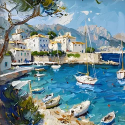 Un port méditerranéen plein de vie