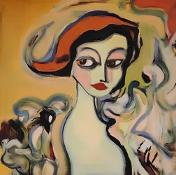 La femme au chapeau rouge