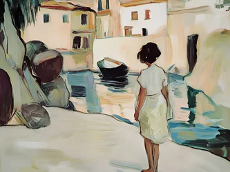 Promenade au bord du canal pour femmes