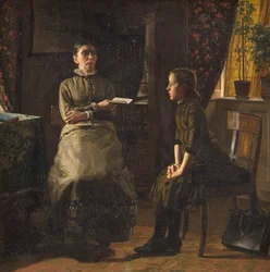 Enseignante et élève
