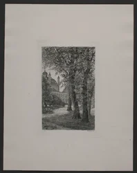 Le danois :  Fra slotsparken