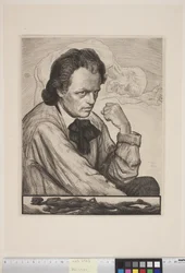 Le sculpteur Niels Hansen Jacobsen