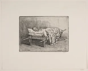 Danish : La fille sur la civière