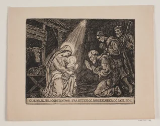 Carte de Noël et du Nouvel An