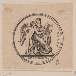 Médaille représentant Erato
