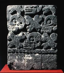 Tzompantli, période post-classique tardive (1300-1521)