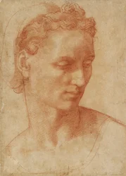 Tête de femme, début du XVIe siècle