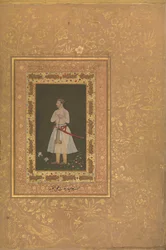 Portrait de Jahangir Beg, Jansipar Khan, Folio de l