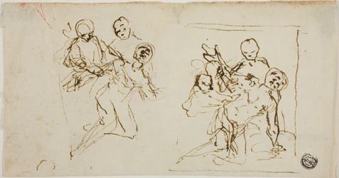 Deux esquisses de composition d