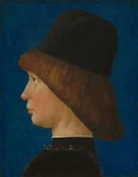Francesco II Gonzaga, quatrième marquis de Mantoue, vers 1474-1480 (tempera sur panneau de peuplier)
