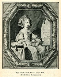 Cabanès, Éducation de Princes005 Mgr. le Dauphin, fils de Louis XIV