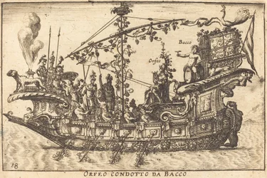 Orphée conduit par Bacchus