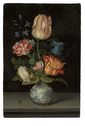 Composition florale dans un vase Wanli