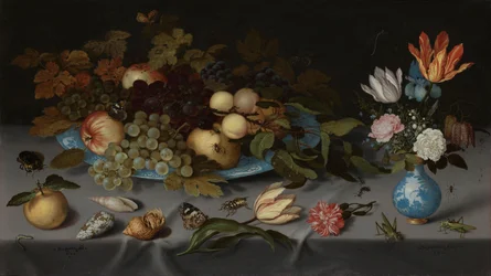 Nature morte avec fruits et fleurs