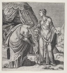 Judith avec la tête d