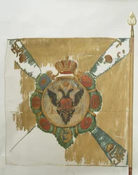 Drapeau du régiment des gardes de vie Semenovsky, 1762