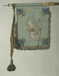 Le drapeau de Saint-Georges du régiment de cuirassiers de Sa Majesté, vers 1830