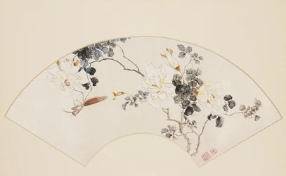 Rose et mante religieuse, 19e siècle 1801-1900