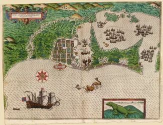 La bataille de Cartagena de Indias