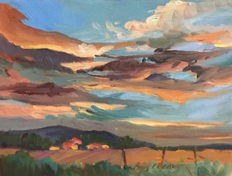 Maine Sky, c.1980-2000 (huile sur toile)