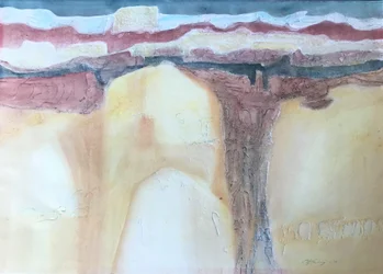 Mixed Media New Mexico, c.1989 (monotype en technique mixte)
